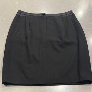 Escada Black Tailored Pencil Skirt
